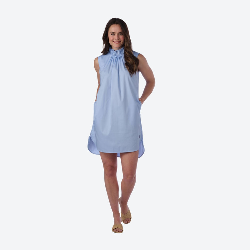 Marigot ruffle collar dress