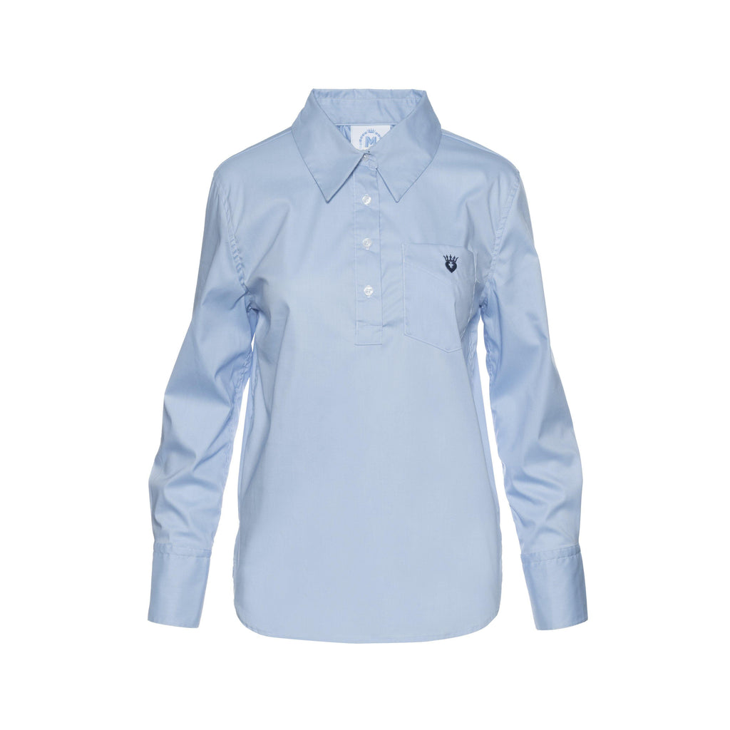 The Garçonne Shirt in brrr° Oxford - Marceille