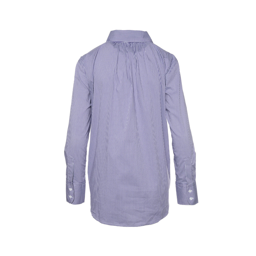 The Garçonne Shirt in Performance Poplin - Marceille