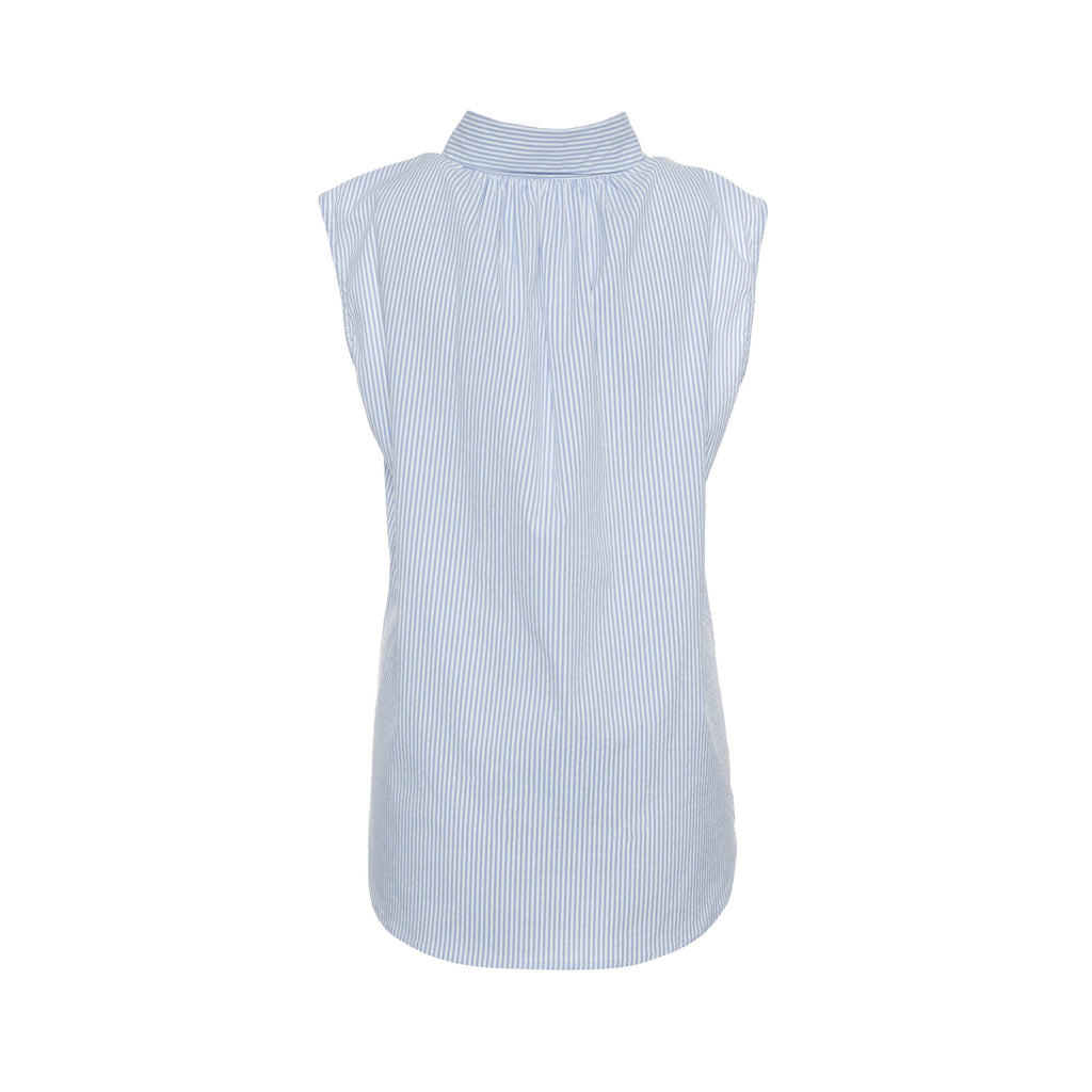 Geneva Sleeveless Popover in Performance Stretch - Marceille