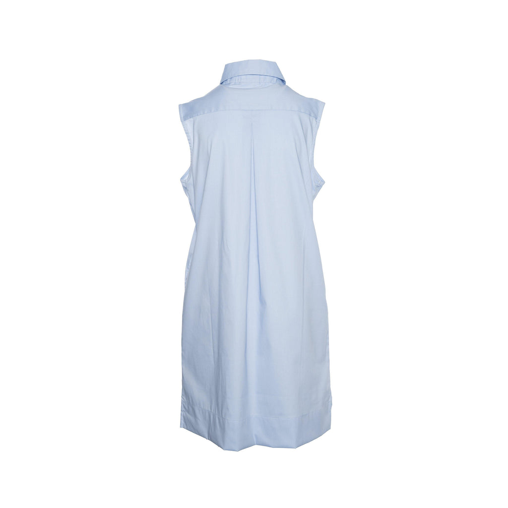 Gustavia Sleeveless Shirt Dress in brrr° Oxford - Marceille